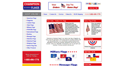 Desktop Screenshot of championflags.com